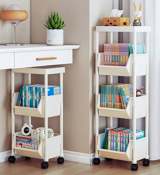 3-Tier Storage Shelf Rack With Brake