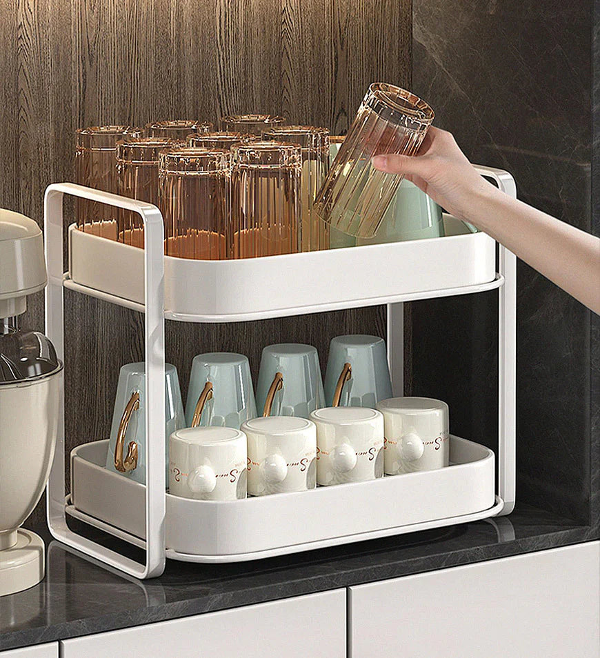 Cups Rack with Drain Tray