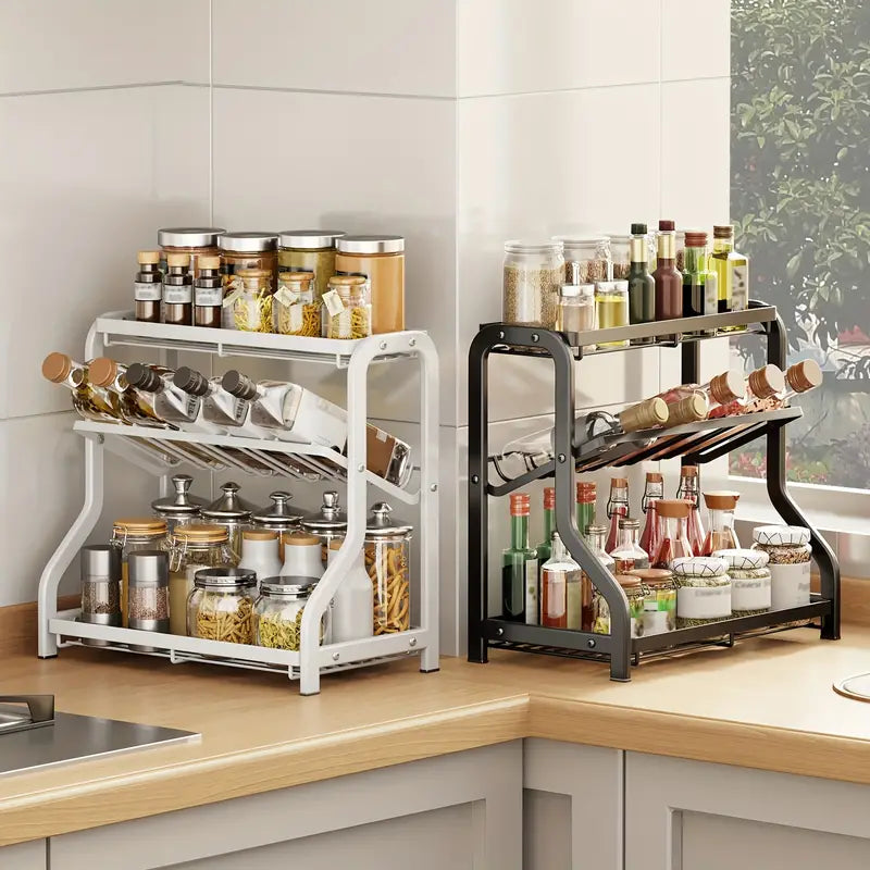 Rust-Proof 3-Tier Spice Rack Organizer