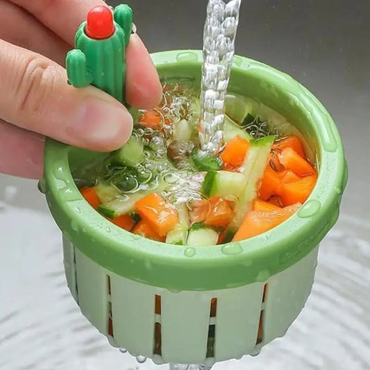 Sink Drain Basket Cartoon Cactus