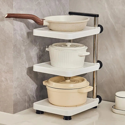 Kitchen Storage Cart 3-Tier Utility Cart
