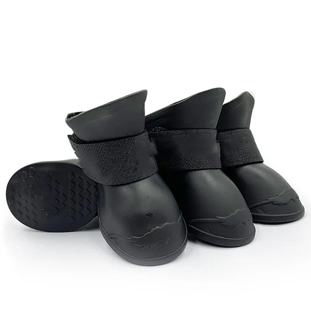 4Pcs Pet WaterProof Rainshoe