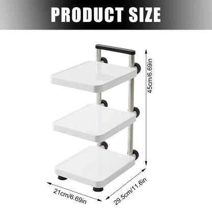 Kitchen Storage Cart 3-Tier Utility Cart
