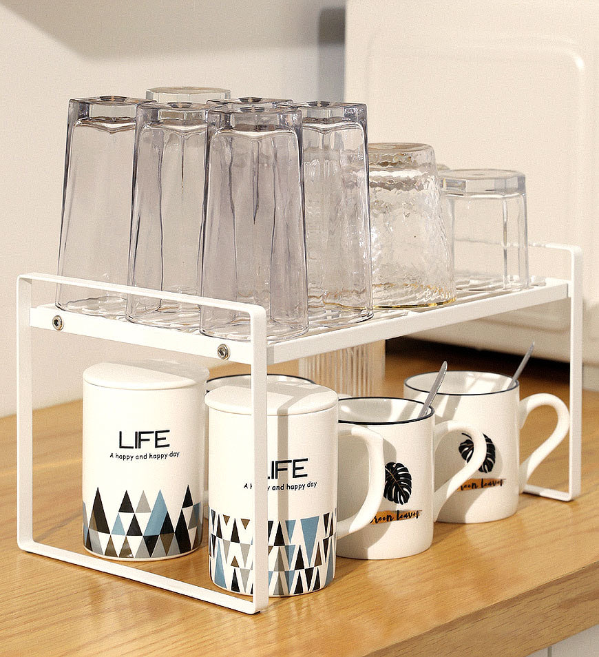 Expandable Countertop Organizer in Steel with Rust Resistant