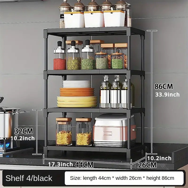 Multi-layer Versatile Storage Rack For Kitchen