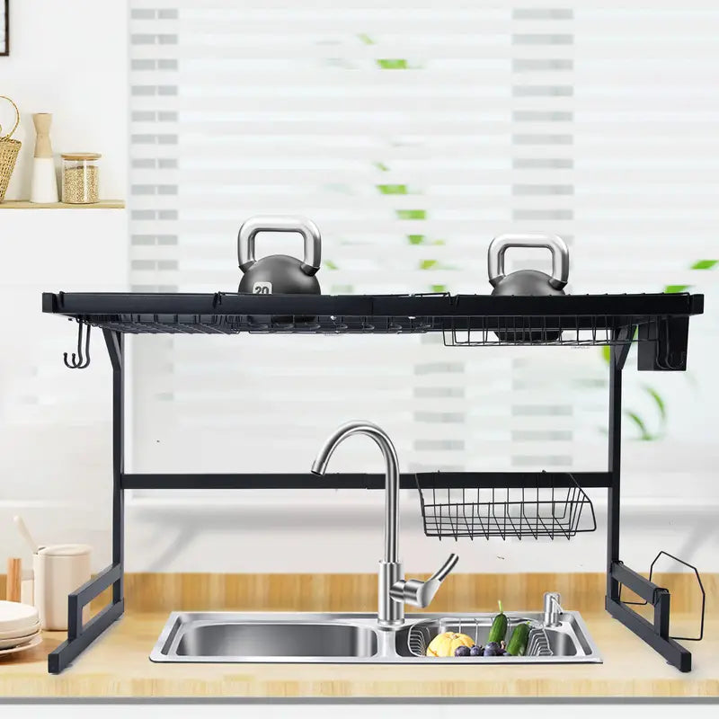 Multi Functional Dish Rack Kitchen Sink Drain Rack