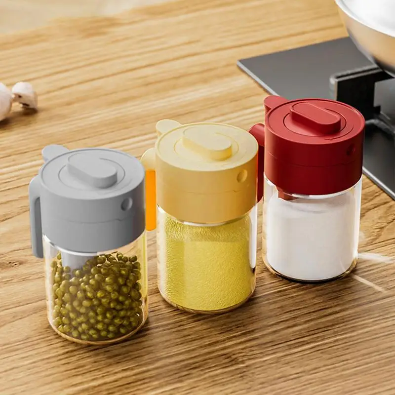 2 Pcs Spoon Separated Seasoning Bottle