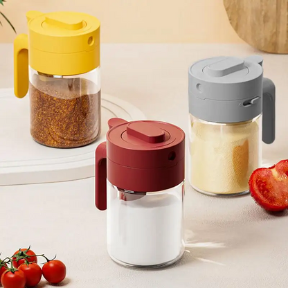 2 Pcs Spoon Separated Seasoning Bottle