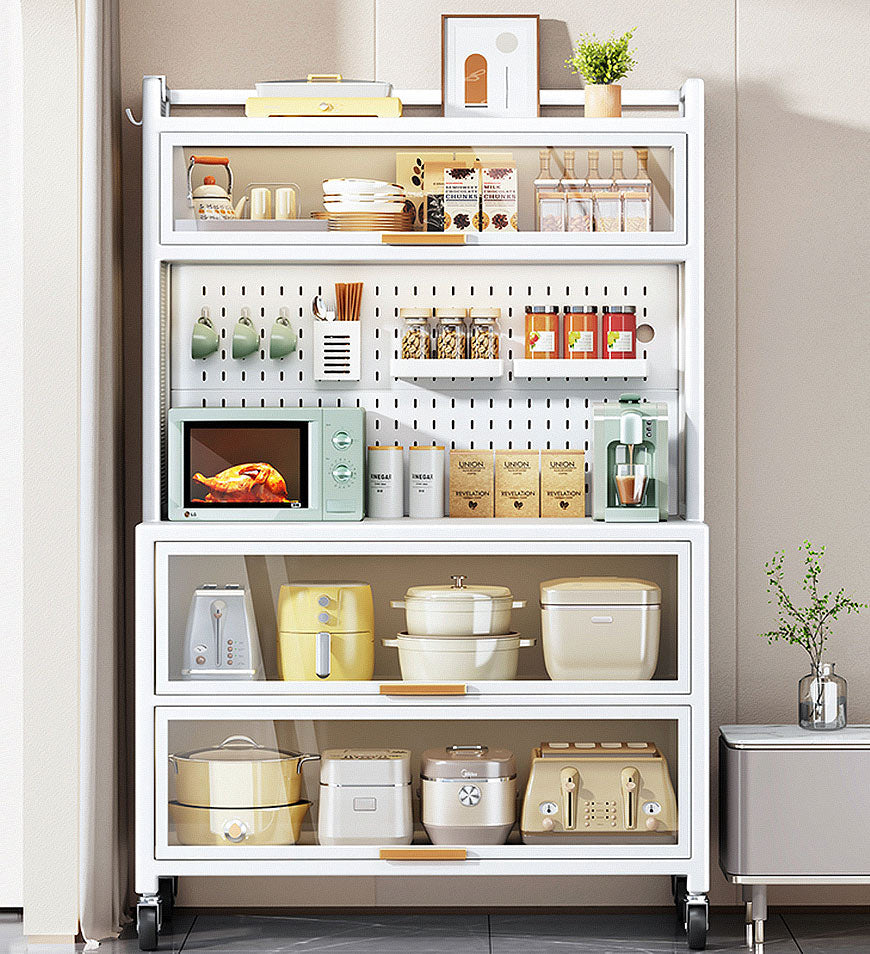 Metal Kitchen Pantry Storage Cabinet