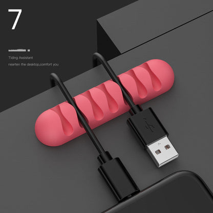 Flexible Cable Winder Wire Organizer Holder