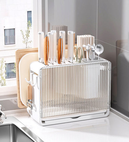 Multifunctional Wall Mounted Kitchen Utensil Holder