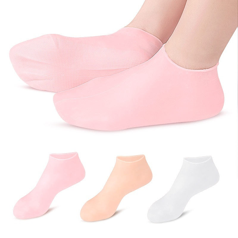 Foot Skin Care Elastic Socks Silicone Socks