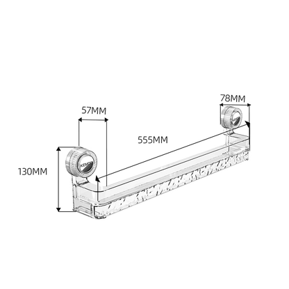 Suction Cup Retractable Slipper Rack