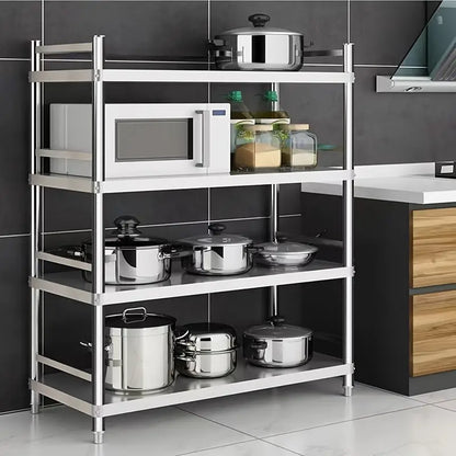 Four-layer Microwave Oven And Oven Storage Rack