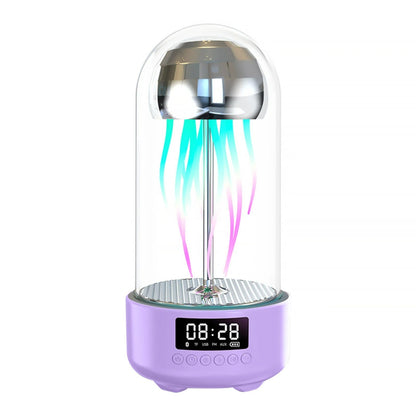 3 - in - 1 Jellyfish Lamp with Clock - Luminous Portable Stereo, Smart Decoration Bluetooth Speaker - Gear Elevation