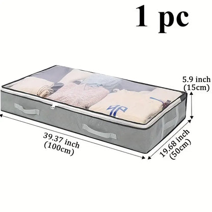 Dustproof Under Bed Storage Box with Reinforced Handles