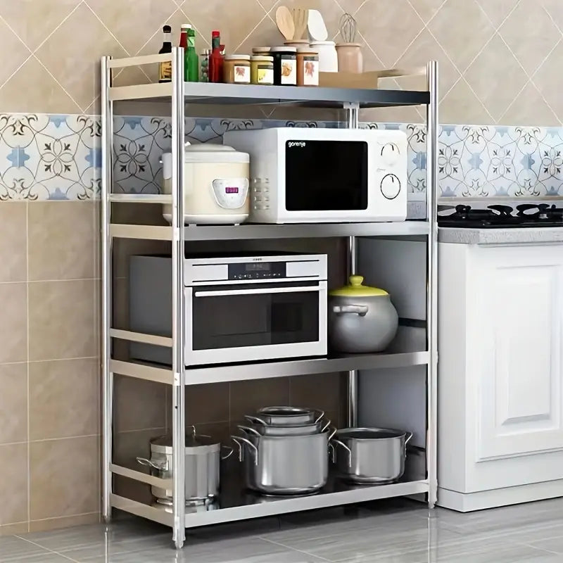 Four-layer Microwave Oven And Oven Storage Rack