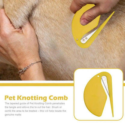 Pet Knotting Comb Painless Trim Hair