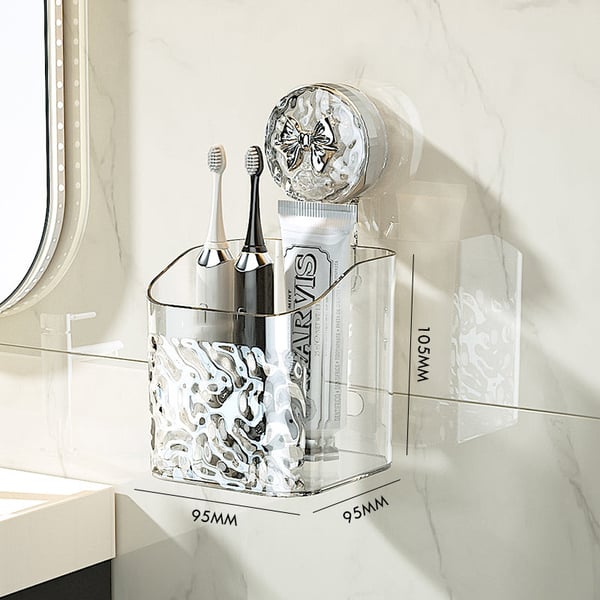 Glacier Pattern Suction Cup Shelf