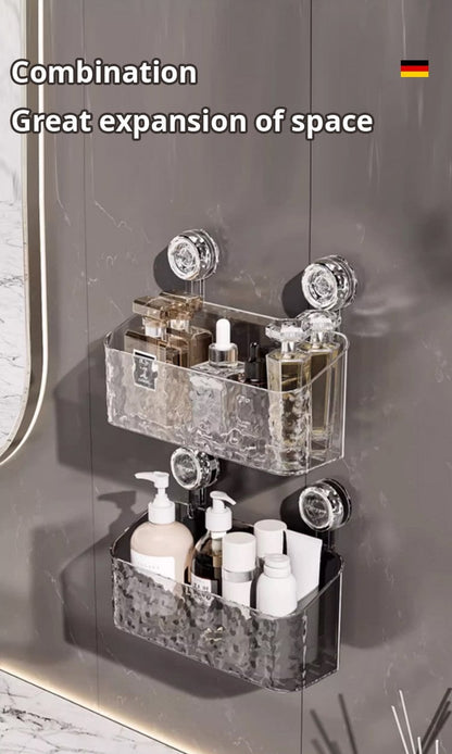 Glacier Pattern Suction Cup Shelf