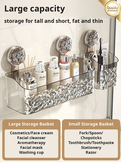 Glacier Pattern Suction Cup Shelf
