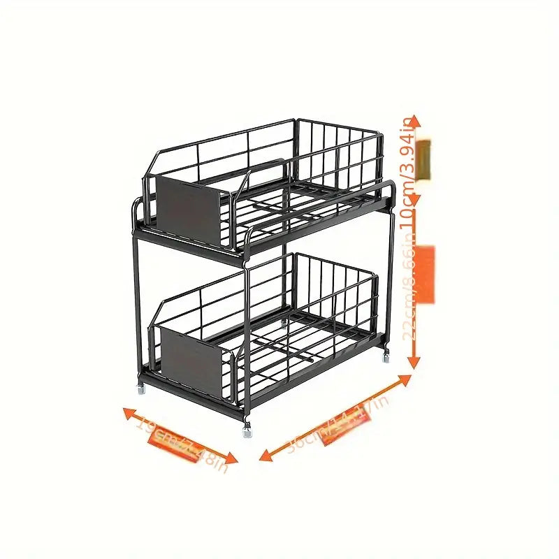 Large Pull-out Type Storage Organizer