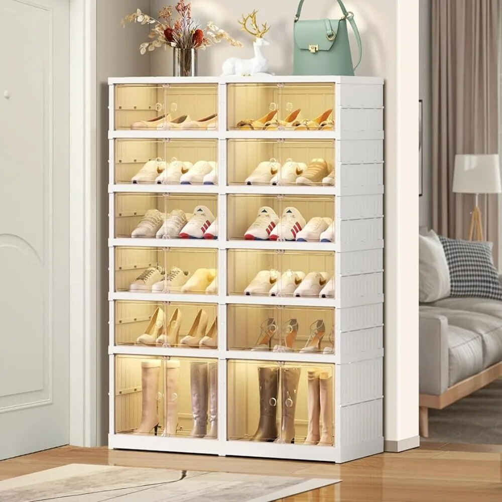 6-Tier Foldable Shoe Rack Organizer