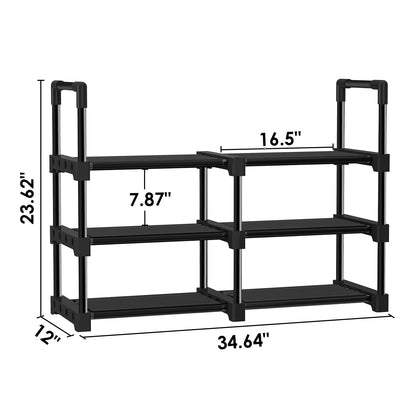 9 Tiers Shoe Rack Shoe Organizer Storage with Non-Woven Fabric