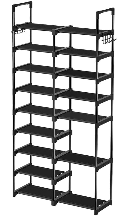 9 Tiers Shoe Rack Shoe Organizer Storage with Non-Woven Fabric