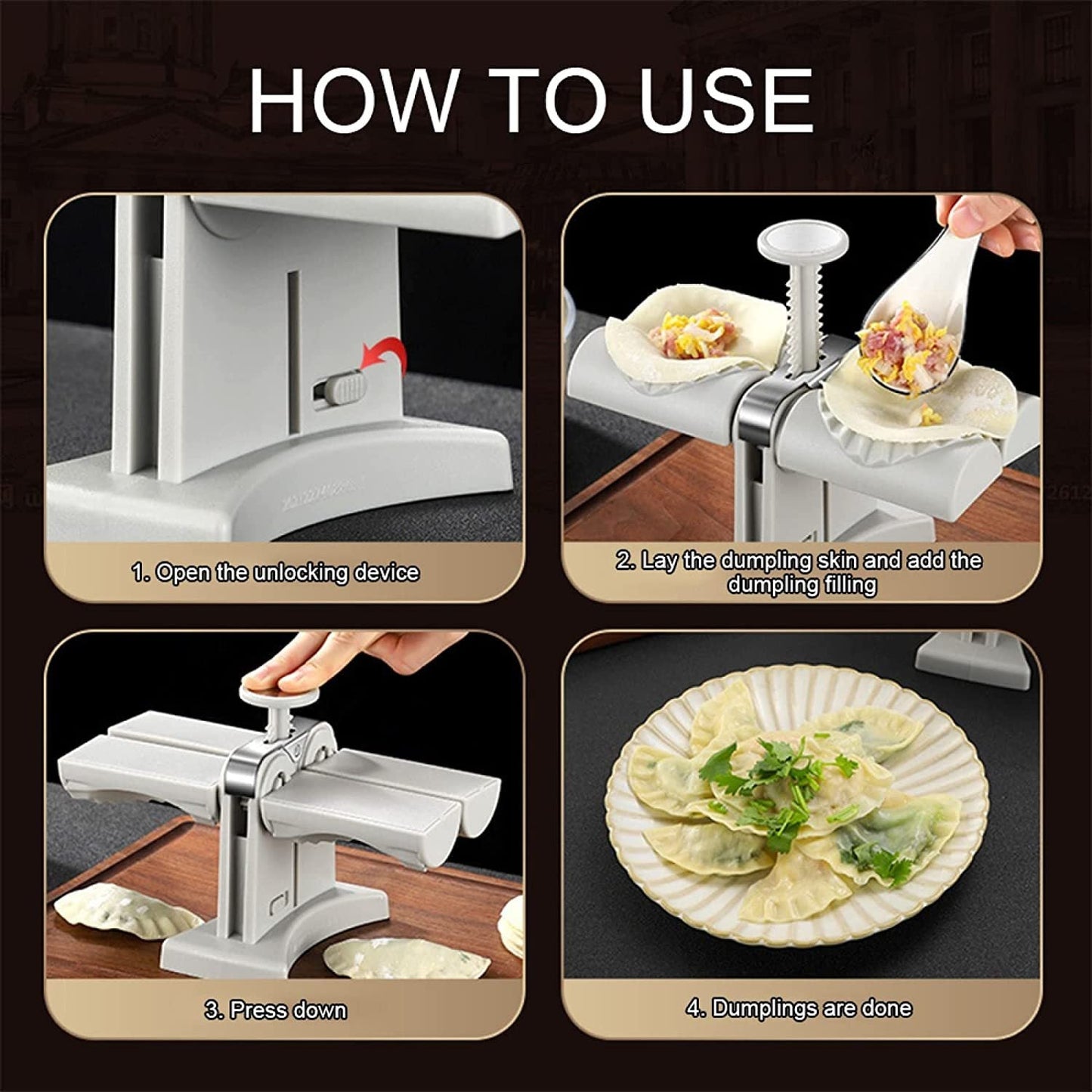 Automatic Dumpling Mold Double Head