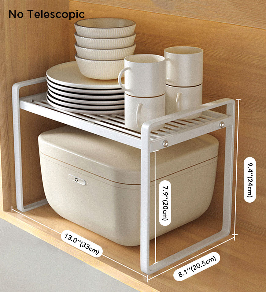 Expandable Countertop Organizer in Steel with Rust Resistant