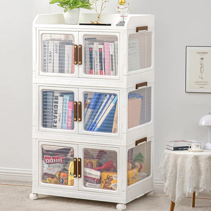 Stackable Storage Bins with Lids