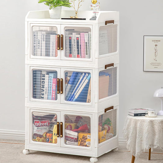 Stackable Storage Bins with Lids