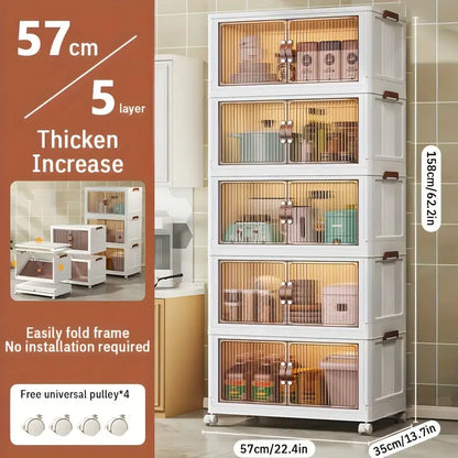 Multipurpose 5-layer Sundries Storage Cabinet