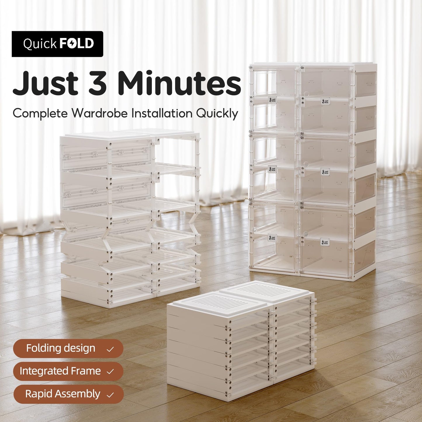 Quick Installation Foldable Shoe Rack.Shoe Organizers