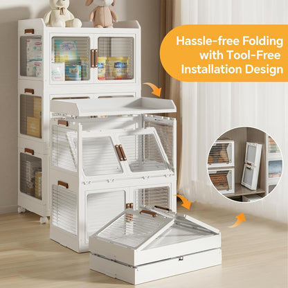 Stackable Storage Bins with Lids