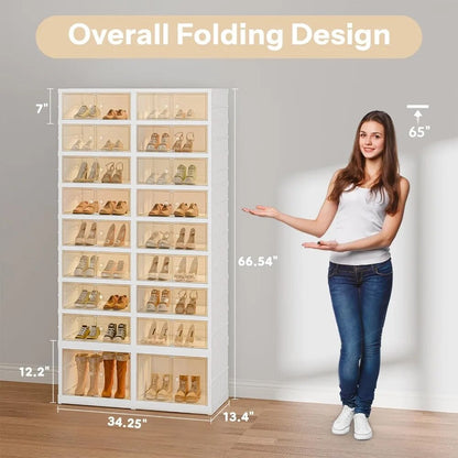 6-Tier Foldable Shoe Rack Organizer