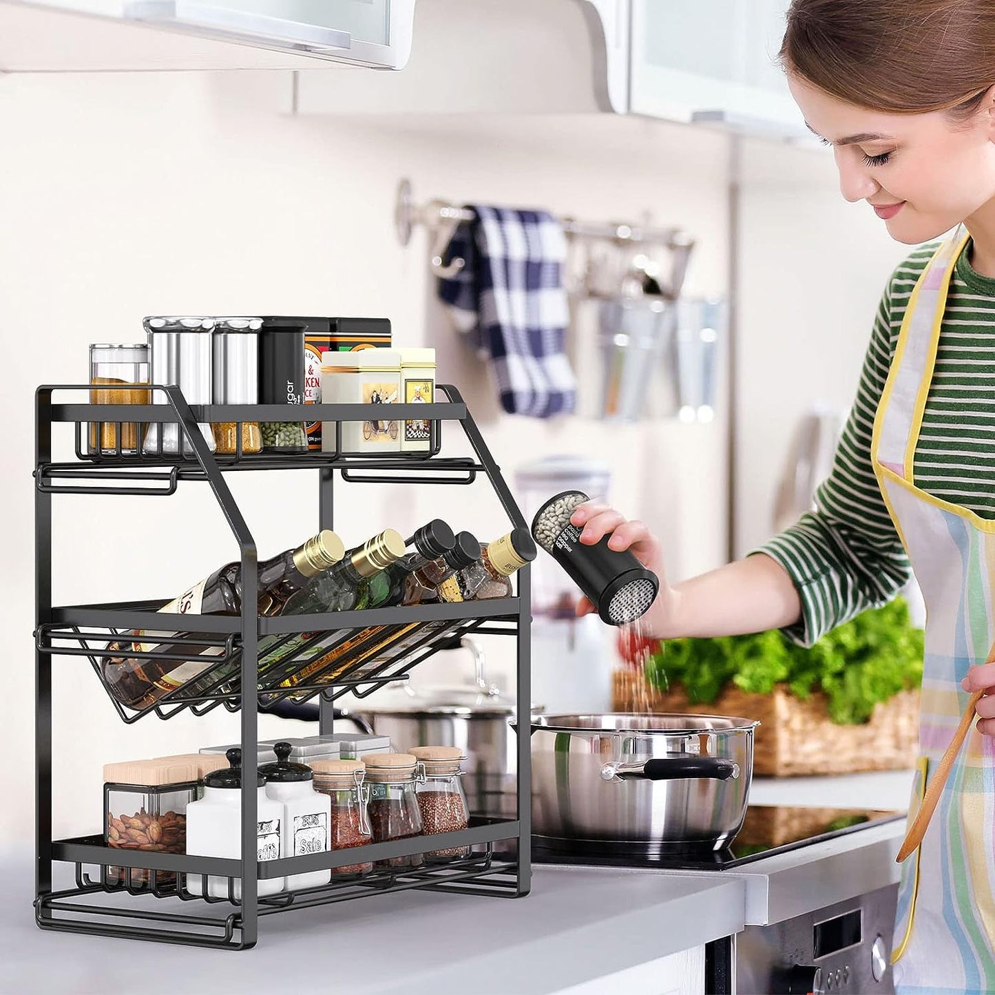 Countertop Organizer 3-Tier Seasoning Organizer