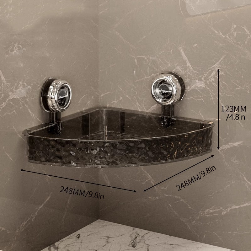 Glacier Pattern Suction Cup Shelf