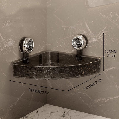 Glacier Pattern Suction Cup Shelf