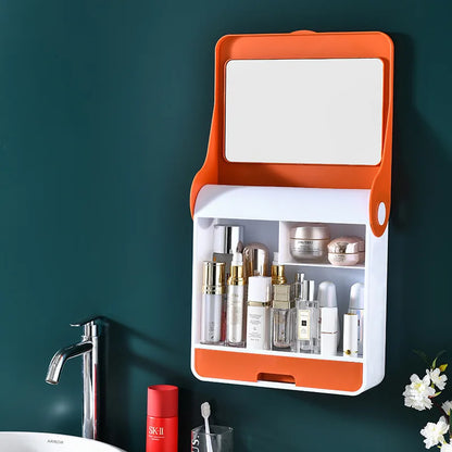 Wall-mounted Bathroom Waterproof Cosmetic Storage