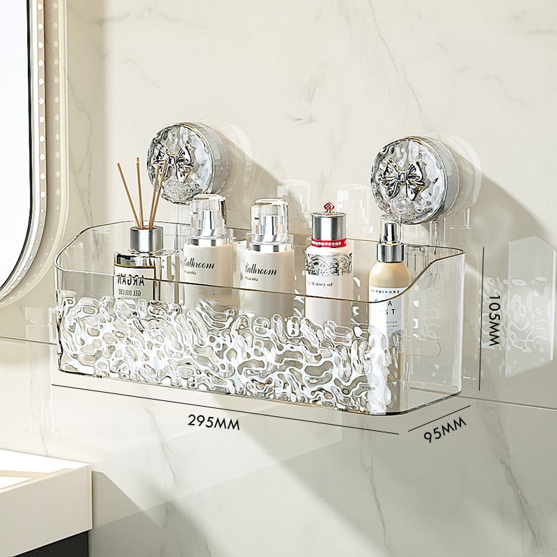 Glacier Pattern Suction Cup Shelf