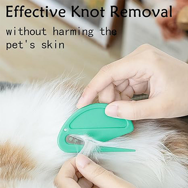 Pet Knotting Comb Painless Trim Hair