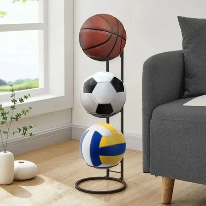 Indoor Children Basketball Storage Rack