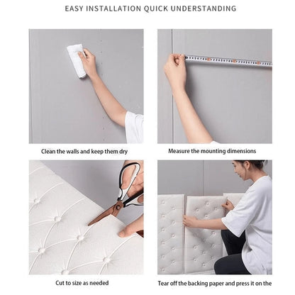 3D Self-Adhesive Foam Wall Stickers - Anti-Collision Pads