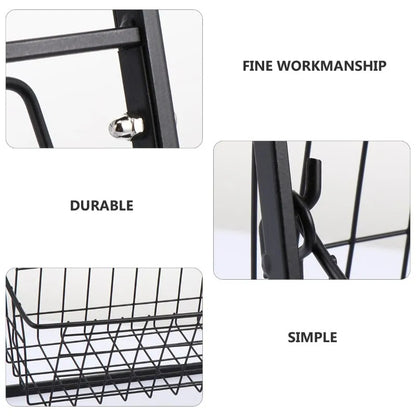 Double-Layer Kitchen & Bathroom Organizer Shelf