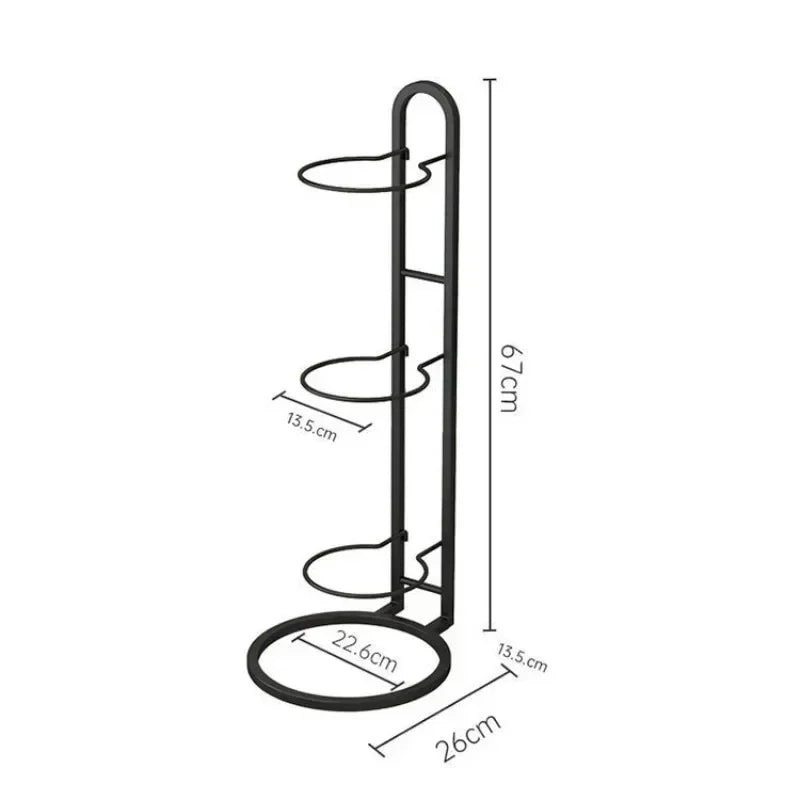 Portable Basketball Storage Rack – Vertical Ball Holder
