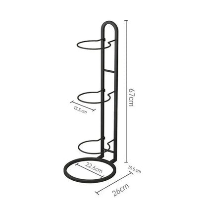 Portable Basketball Storage Rack – Vertical Ball Holder