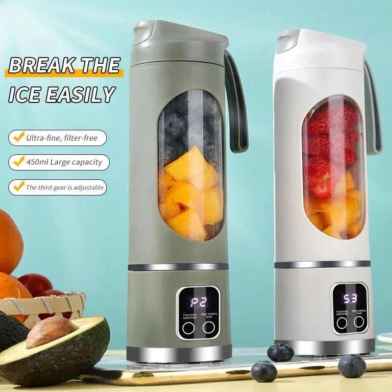 Electric Juicer Mini Portable Blender Fruit Mixers  Multifunction