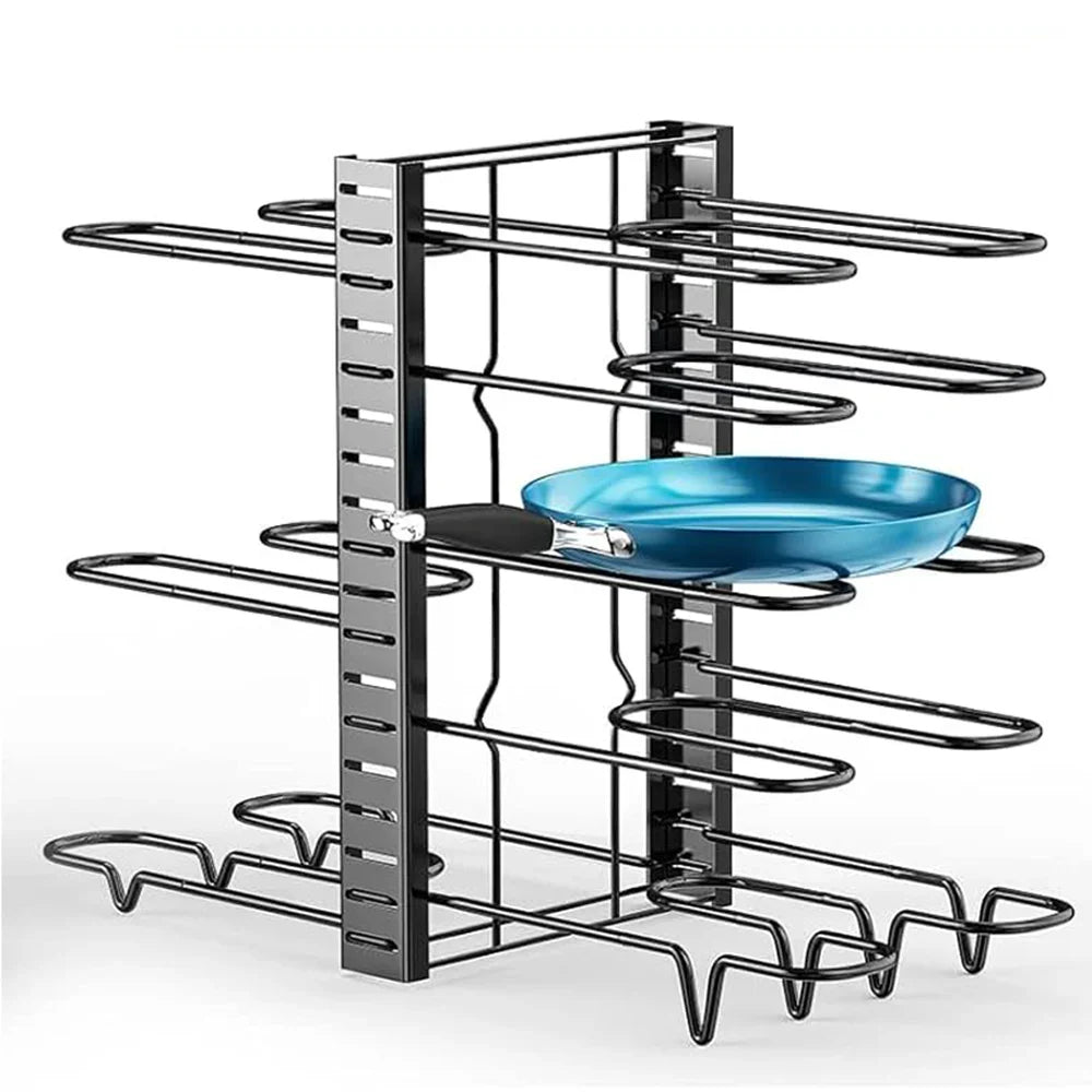 8 Tiers Pan Pot Organizer Rack